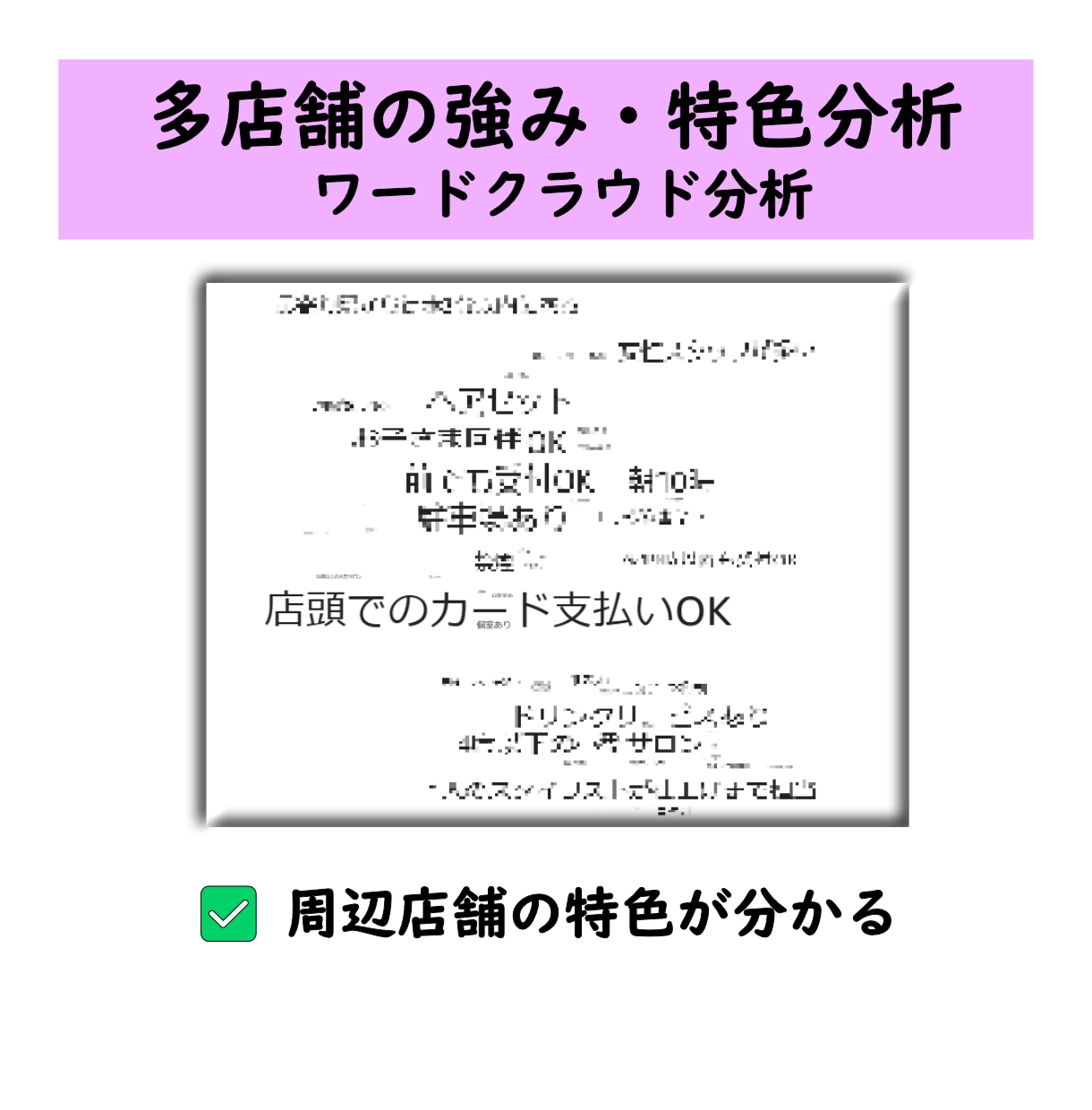 ネイル・カットサロンの商圏分析・競合調査をします 地域の特性を徹底分析！美容室の独立開業をサポートします。 イメージ6