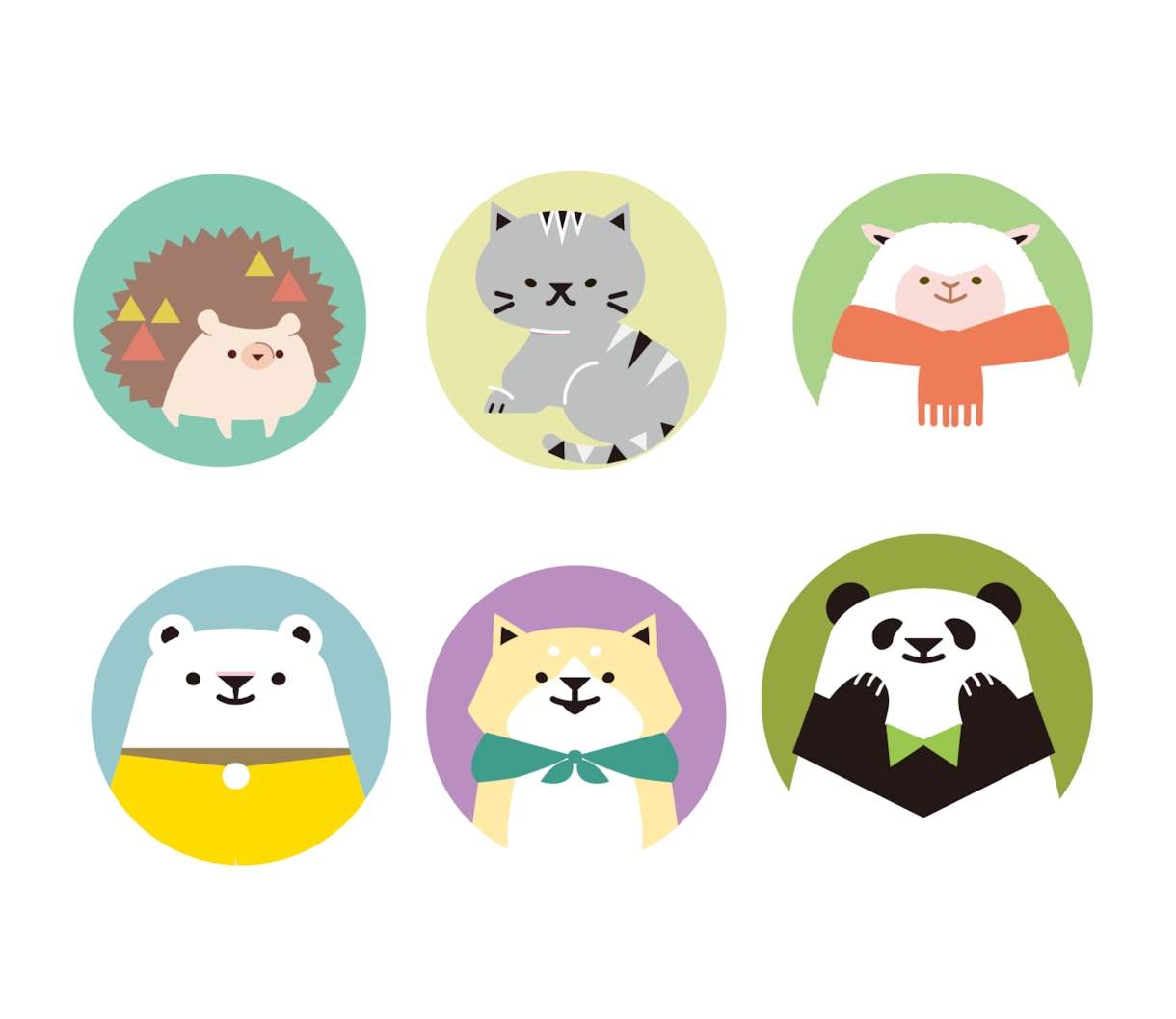 ちまっとかわいいPOPなキャラクター制作します 商用、二次利用可。現役企業デザイナーがご対応します！ イメージ7