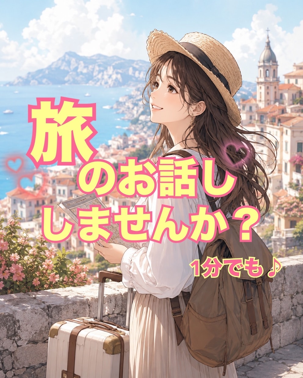 旅好きさん集合✈️ ✨あなたの感動お聞きします 旅好き女子と一緒に思い出共有しませんか╰(*´︶`*)╯♡ イメージ1