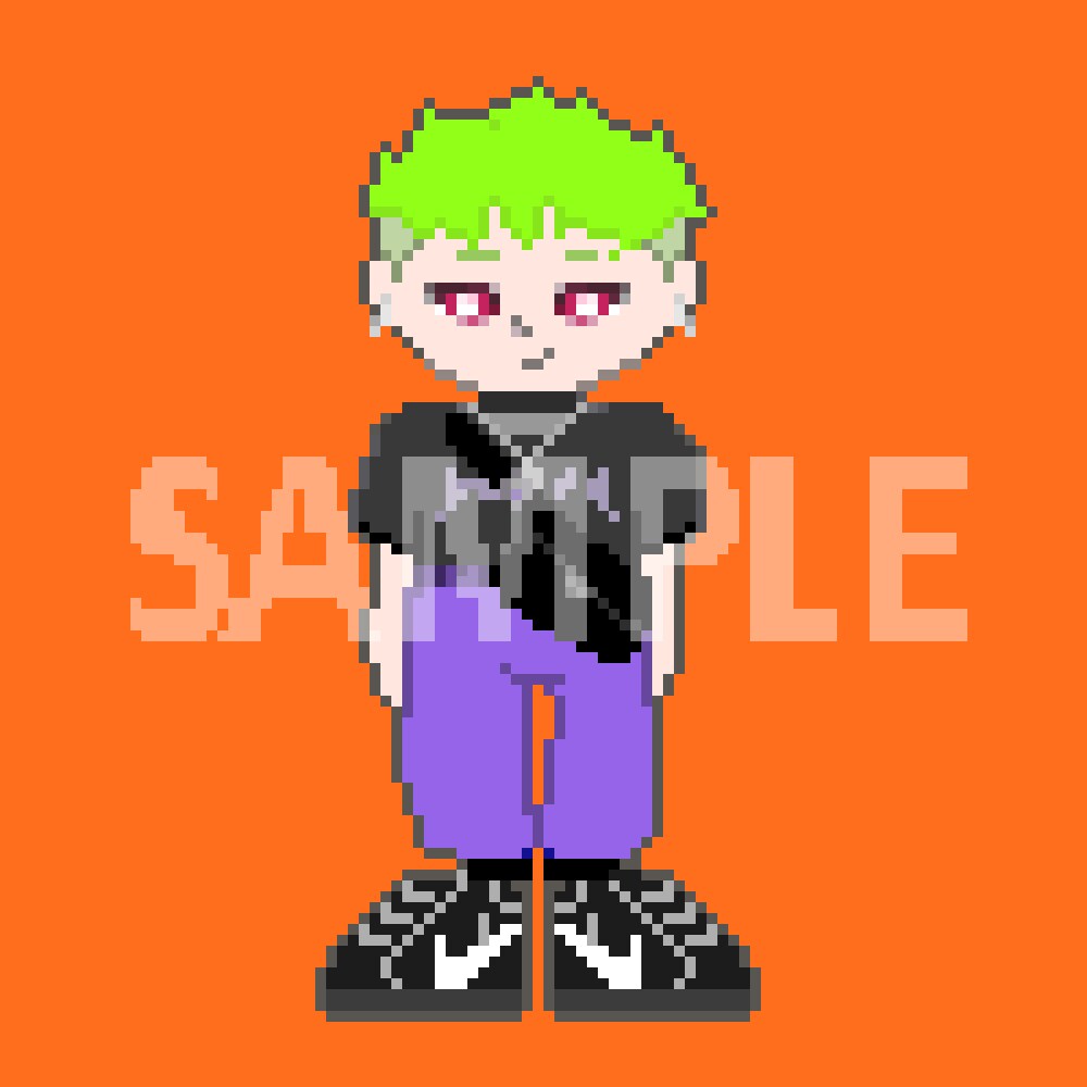 個性的・お洒落ドット絵アイコン作ります 人と被らない！オシャレPFPやイラストを作成します！ イメージ5