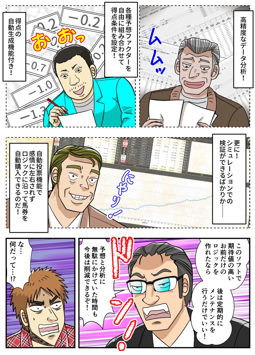 カイジ風のキャラやタッチで漫画を制作します 他社の広告漫画と差をつけたい時などにお勧めです！ イメージ5