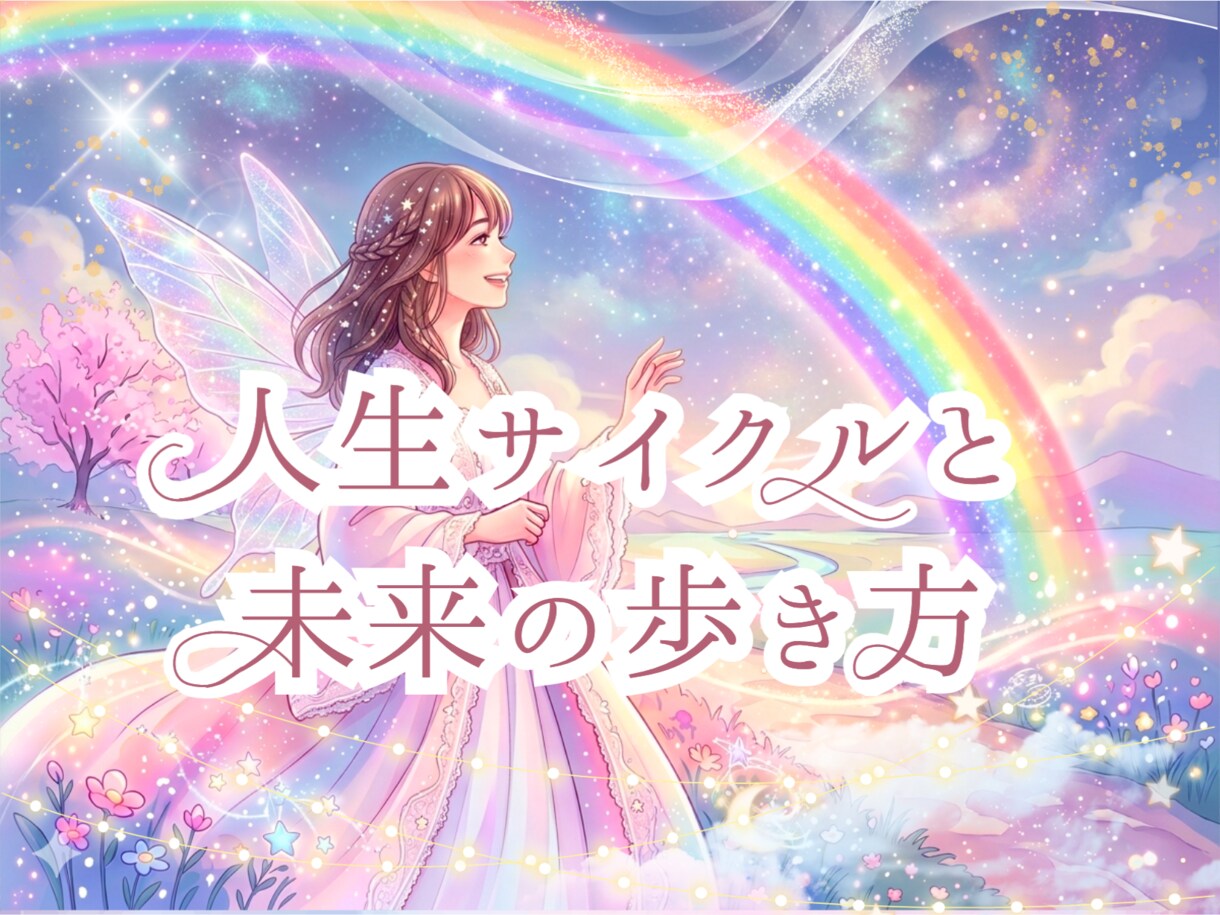 今の人生サイクルと未来の歩き方をお伝えします 数秘術で人生の現在地を知り、今のテーマと歩み方を紐解きます イメージ1
