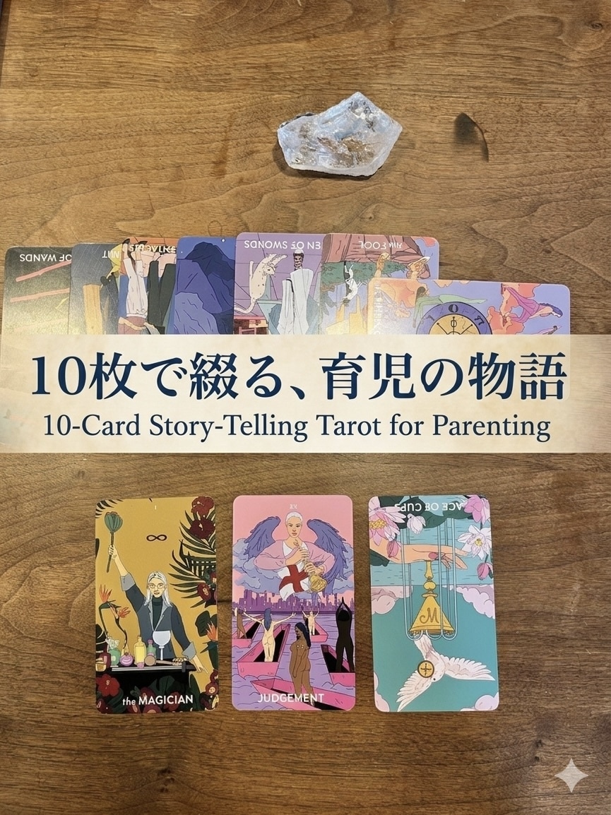 10枚の物語で綴る子育ての深層。気持ちを整理します 白黒つかない育児の葛藤。1枚ずつめくり、明日への光を紡ぎます イメージ1
