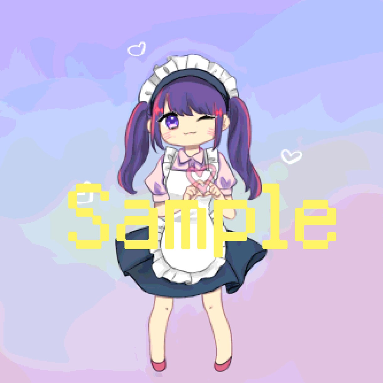 ゆめかわいいふわふわなちびキャラを作成します 配信にも！アニメ調で可愛いデフォルメキャラを描きます♡ イメージ4