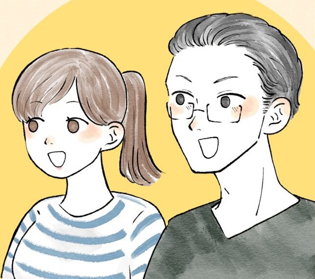 爽やかであたたかな似顔絵を描きます 水彩風、シンプルでお洒落なイラスト イメージ7