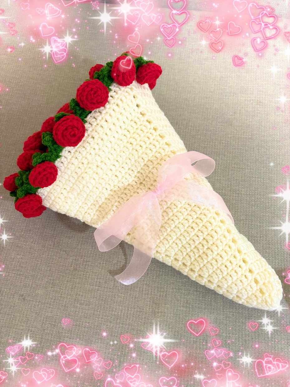 好きな色のお花でブーケブランケットを作ります あなた色の世界にひとつだけの枯れない花束 イメージ2