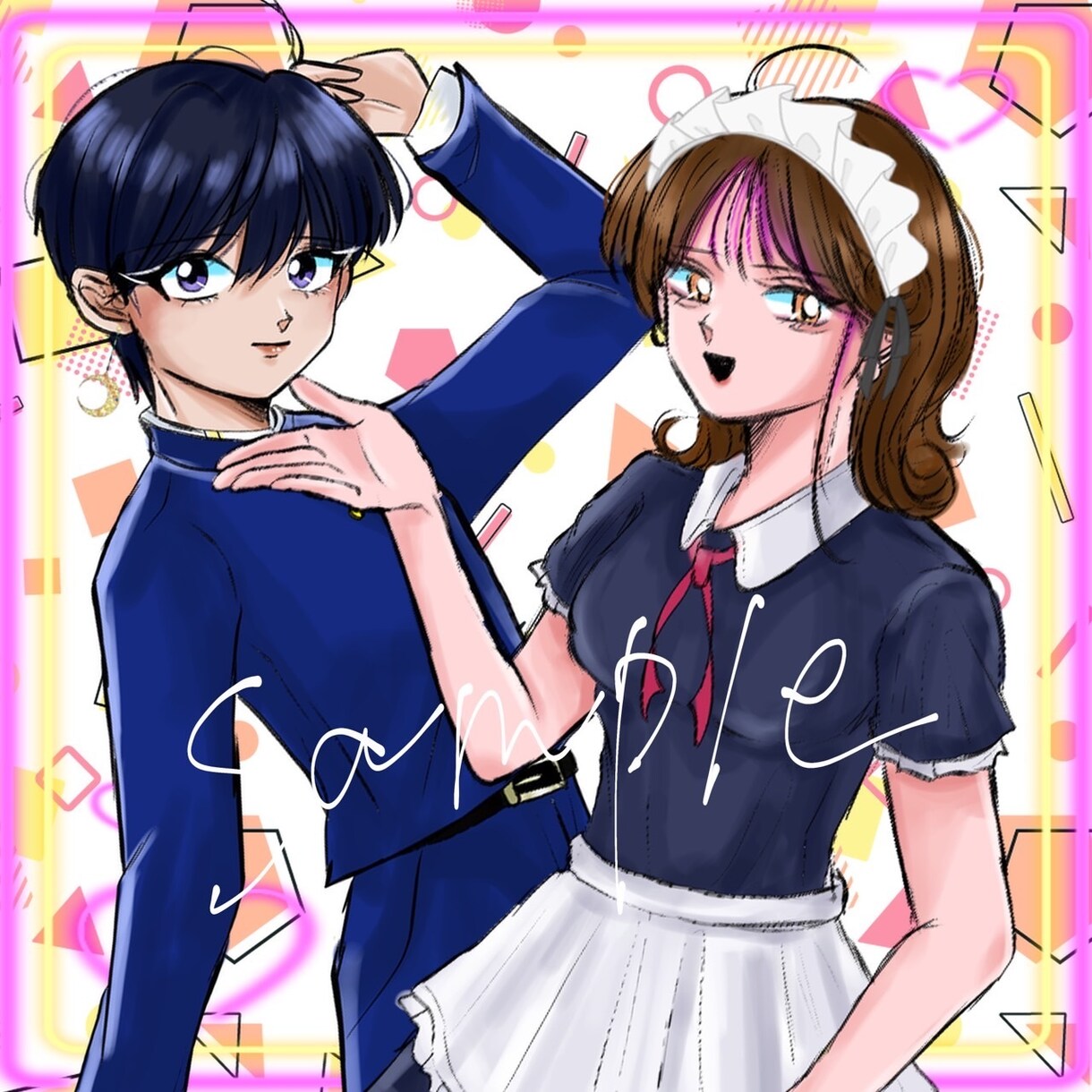 レトロな《理想の夢絵》描きます 90年代アニメ風に夢絵描きます イメージ5
