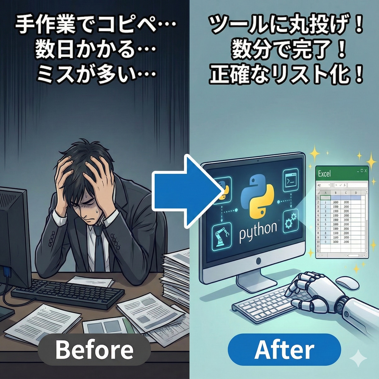 スクレイピングで商品データをCSV化します URLを渡すだけ！価格・画像・説明文をCSVに一括抽出 イメージ2