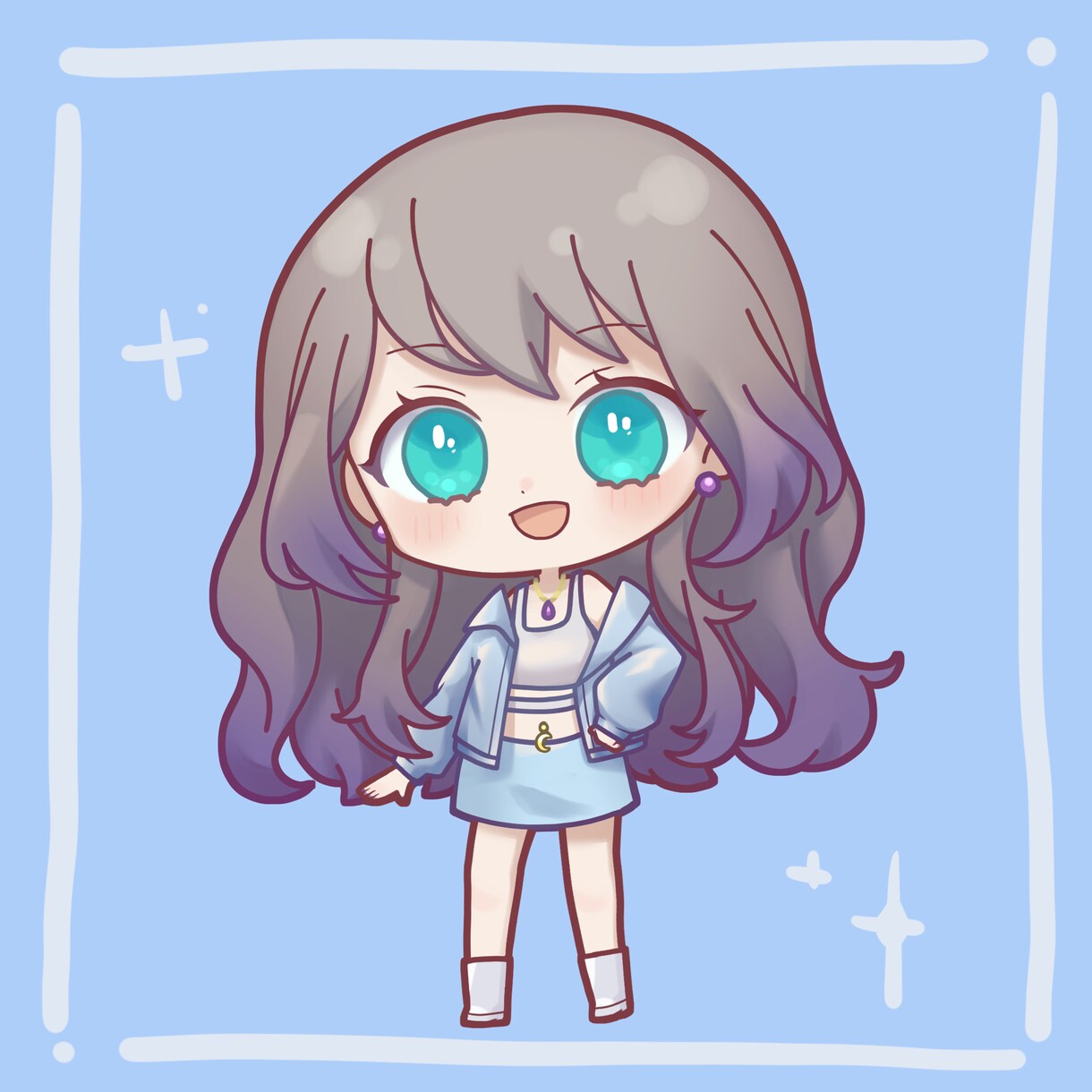 可愛いミニキャラアイコンを描きます 貴方の推しキャラやオリジナルキャラを可愛い絵柄で！ イメージ6