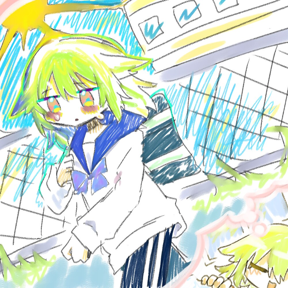 心情や世界観を表現したイラストを描きます ふわふわなタッチ・繊細な色遣いで人物や音楽を表現します イメージ4
