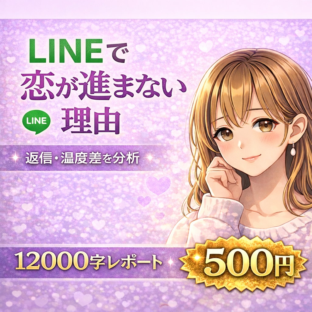 12000字レポート メッセージから本音分析します やりとりから彼の本音を読み解き、具体的に言語化します。 イメージ2
