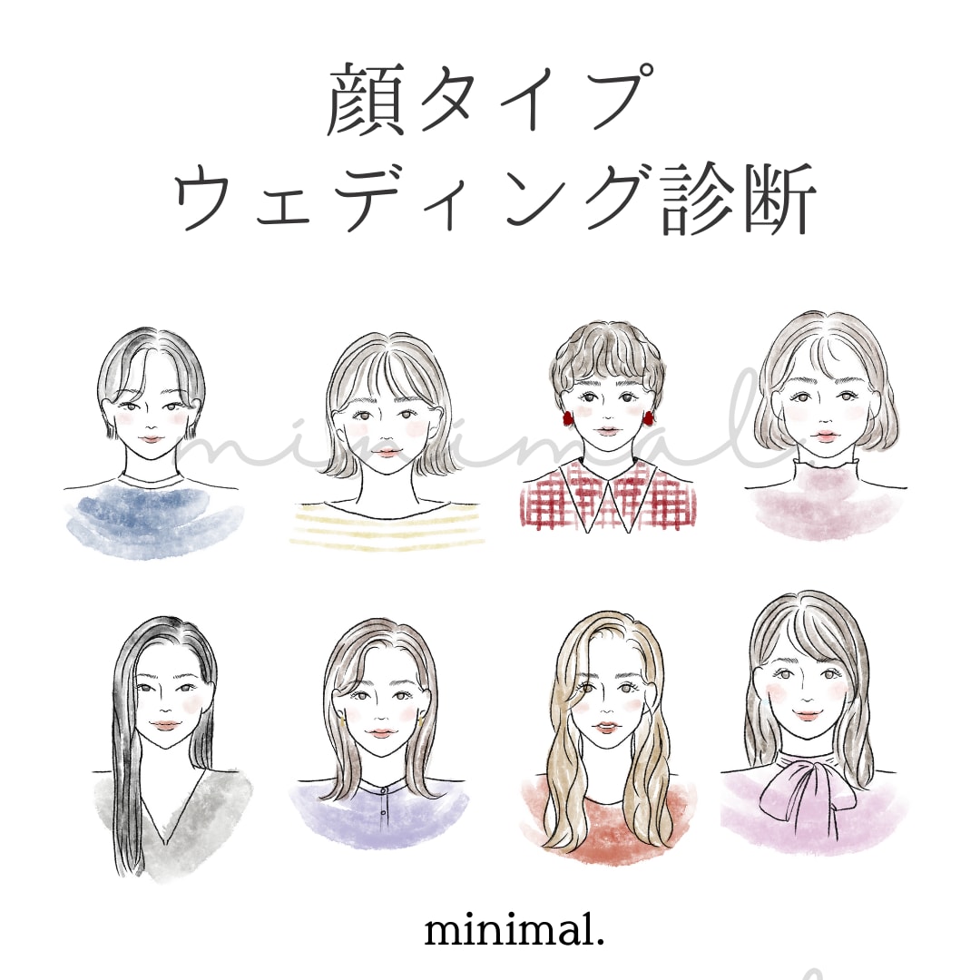花嫁さんへ似合うウェディングドレス資料をお渡します 顔タイプウェディング診断でドレス、ブーケ、髪型、アクセも！ イメージ1