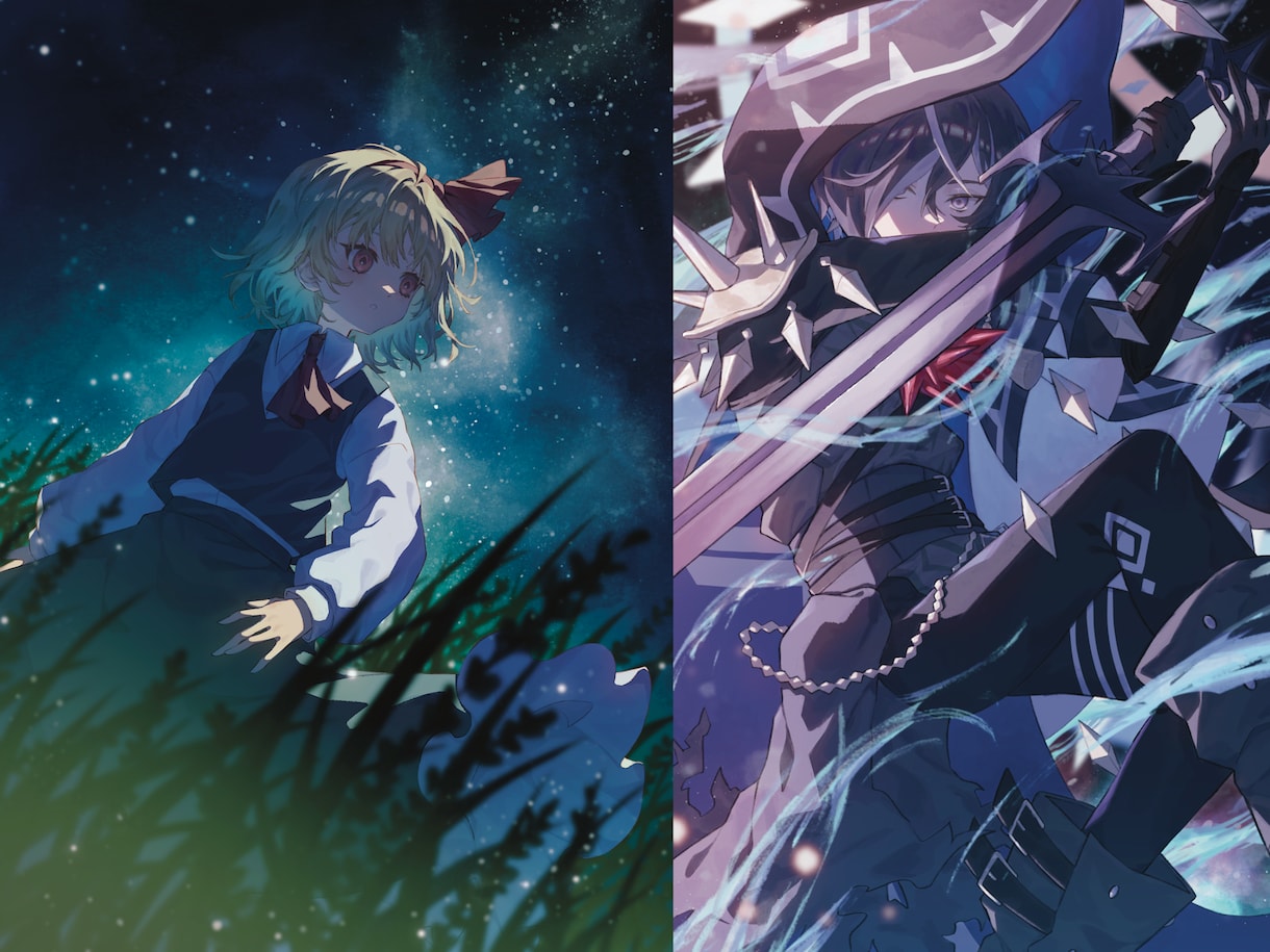 背景ありの一枚絵イラストを制作します 安心してお任せいただける丁寧な制作進行を心がけています。 イメージ2