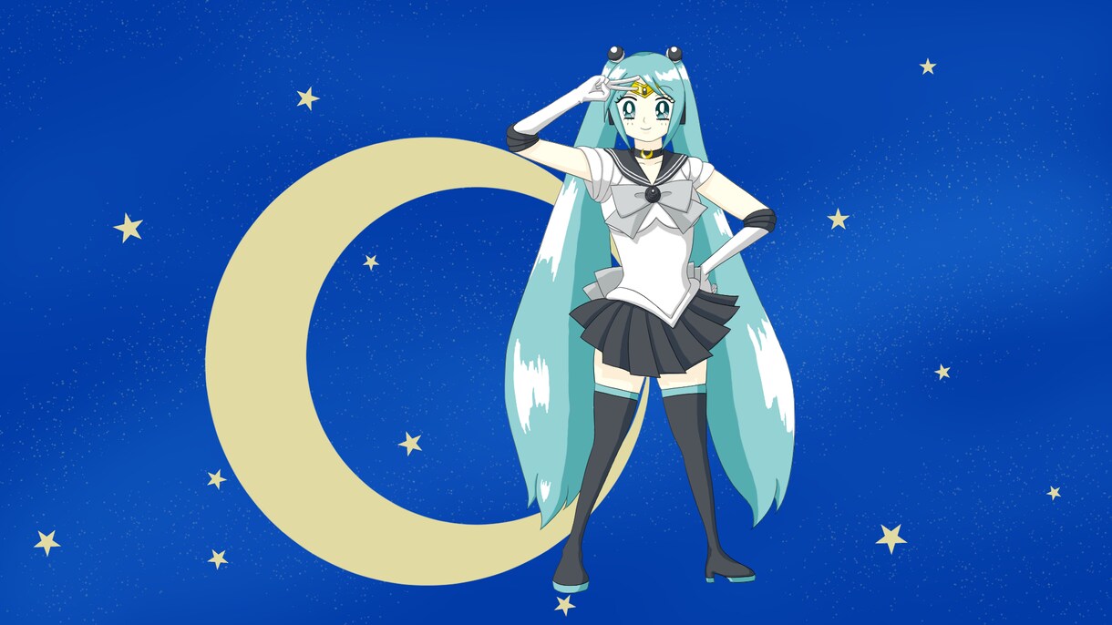 ボカロMVに◎初音ミク等イラストお描きします VOCALOID楽曲の動画にぜひご活用ください！ イメージ6