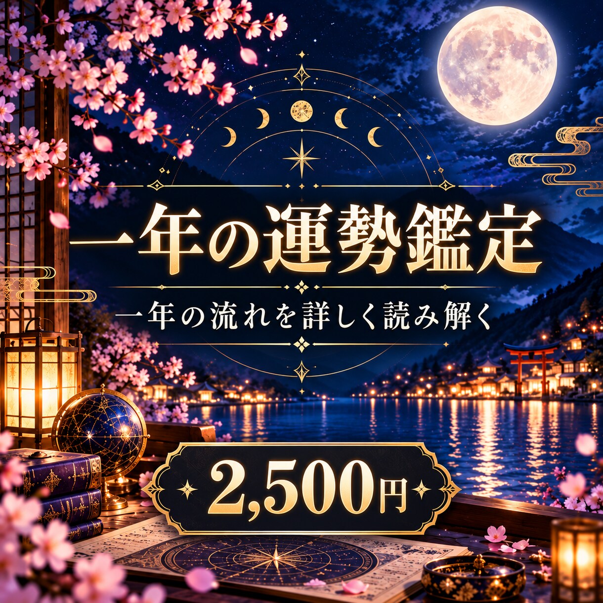 一年の運勢とこれからの流れを鑑定します 一年を見渡し、自分らしく歩くための道しるべ イメージ1