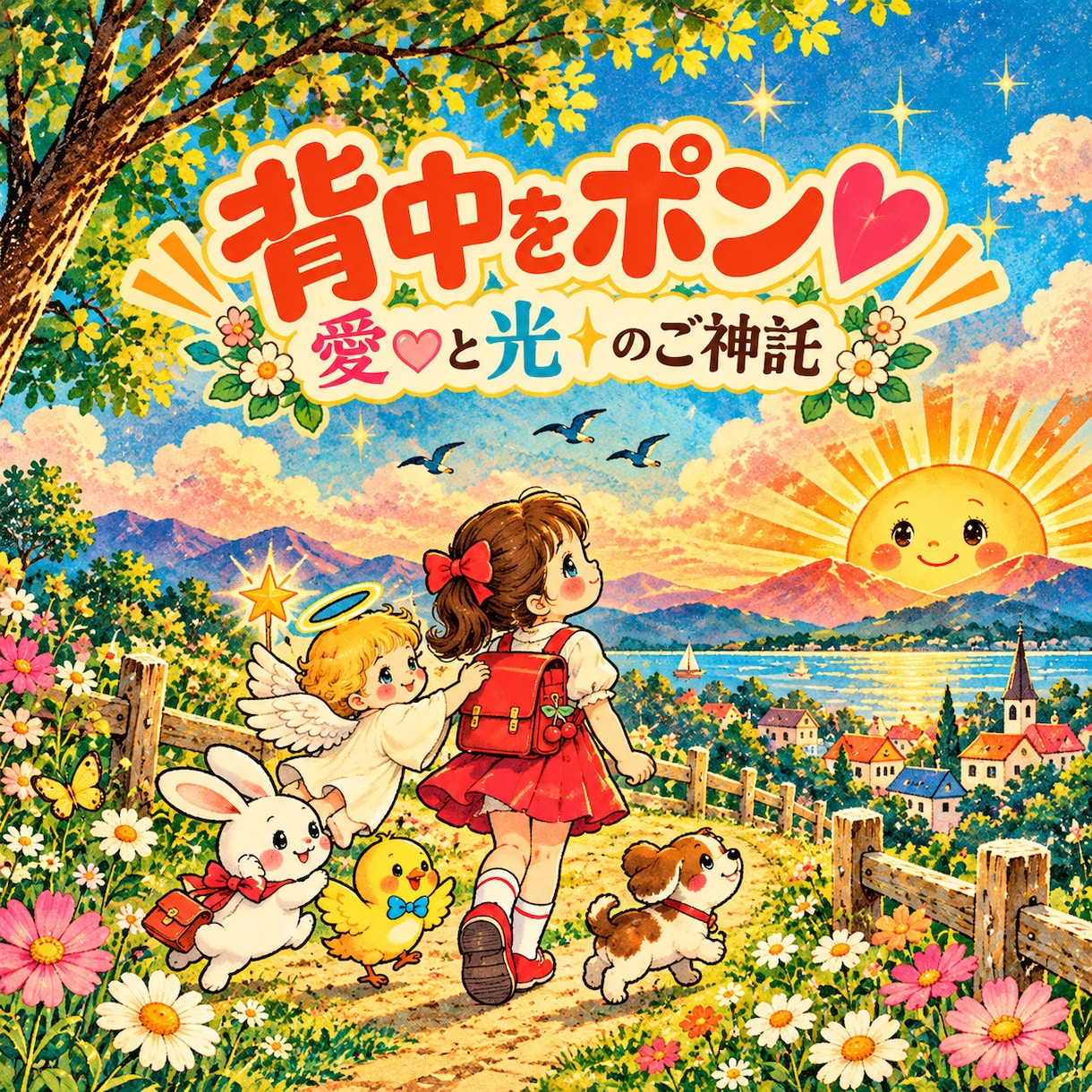 背中をポン❣️『愛♡』と『光✨』ご神託お届けします 潜む不安を超える力を授けるご神託♡待機中なら爆速ツーオラクル イメージ1