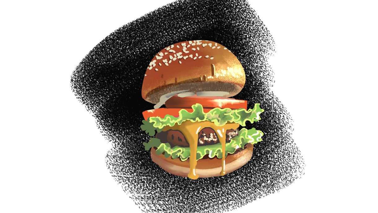 美味しい食べ物イラスト描きます リアルでおいしそうな鮮やかなイラスト イメージ4