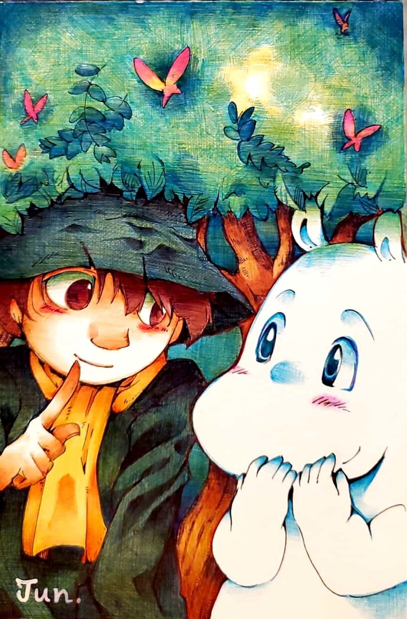 繊細なボールペン画！アナログイラスト描きます！ます オリジナル・版権可★ポールペン画(他コピック、色鉛筆使用) イメージ3