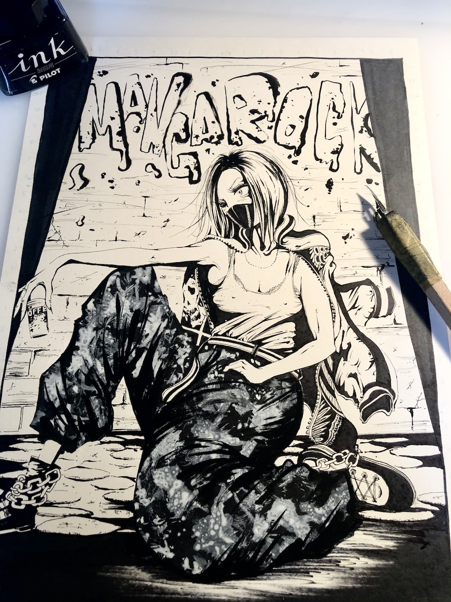 可愛い女の子・ヒロイン描かせていただきます 唯一無二のアナログ原稿にして原画を納品します！データ化あり！ イメージ7