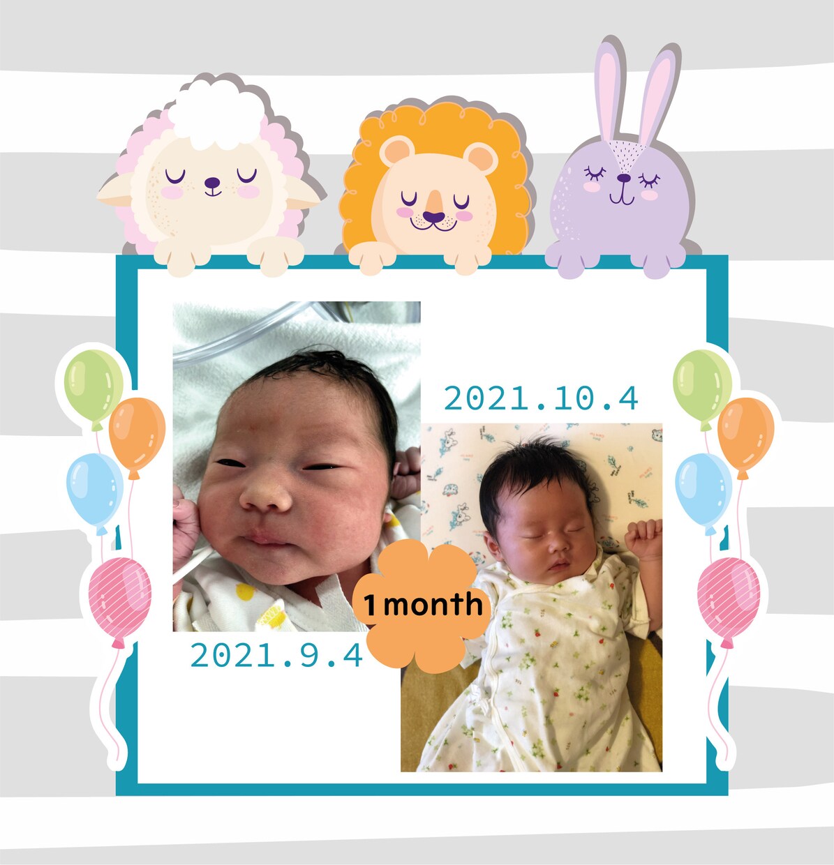 赤ちゃんの写真を「とっておきの1枚」にします マタニティー、ハーフバースデー、誕生日などの記念日に イメージ3