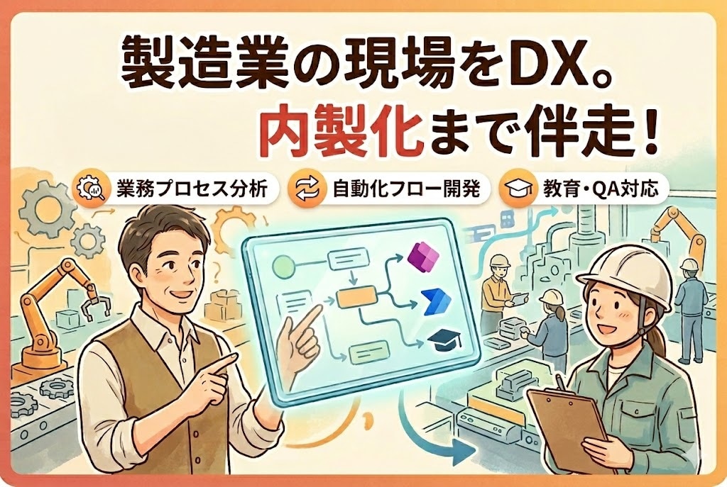 Power Platform導入・育成致します ~非効率な業務を自動化したい組織やあなたへ~ イメージ1