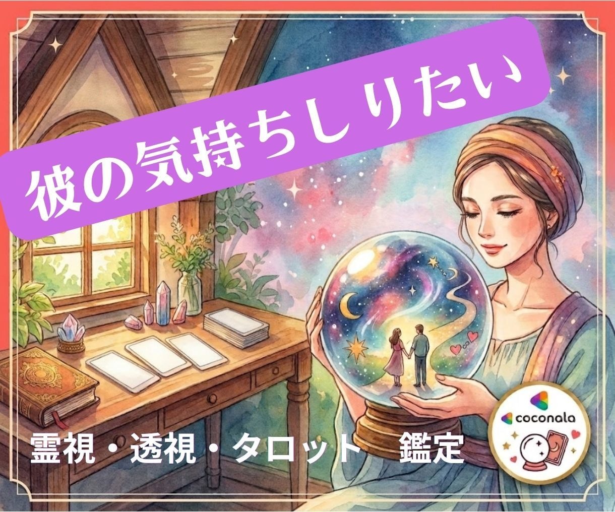 彼の気持ち、はっきり視ます 連絡が来ない、心が読めない…あの人の本音と今後を丁寧に視ます イメージ1