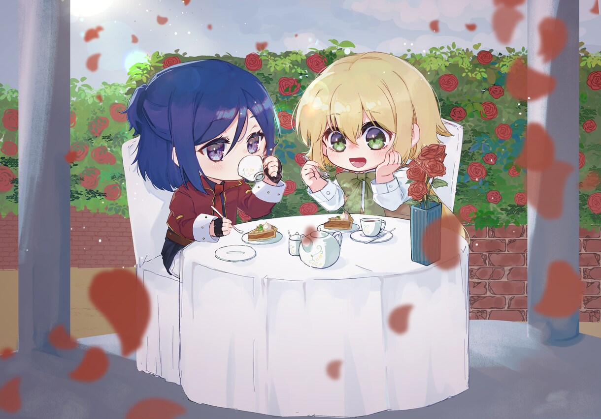 かわいいちびキャラを制作いたします どんなキャラクターもゆるふわちびキャラに。任せてください！ イメージ1