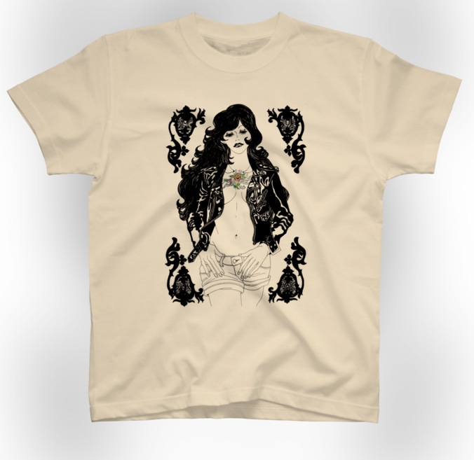Tシャツ用イラスト描きます ロック、和風、ゴシック風のTシャツを作成したい方にお勧め イメージ6