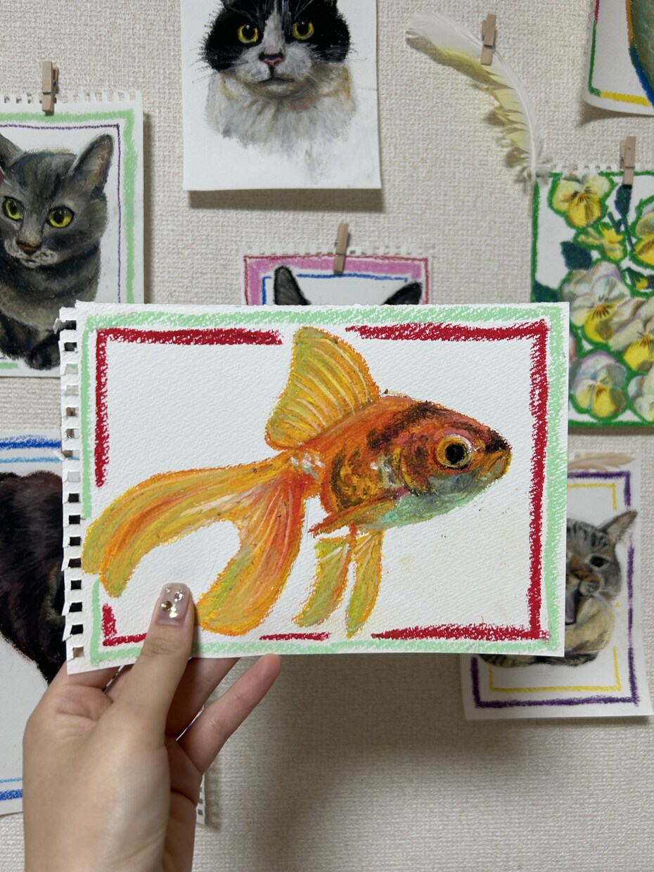 クレヨンで絵を描きます AIには出力できないあたたかみのある絵を描きます！ イメージ4