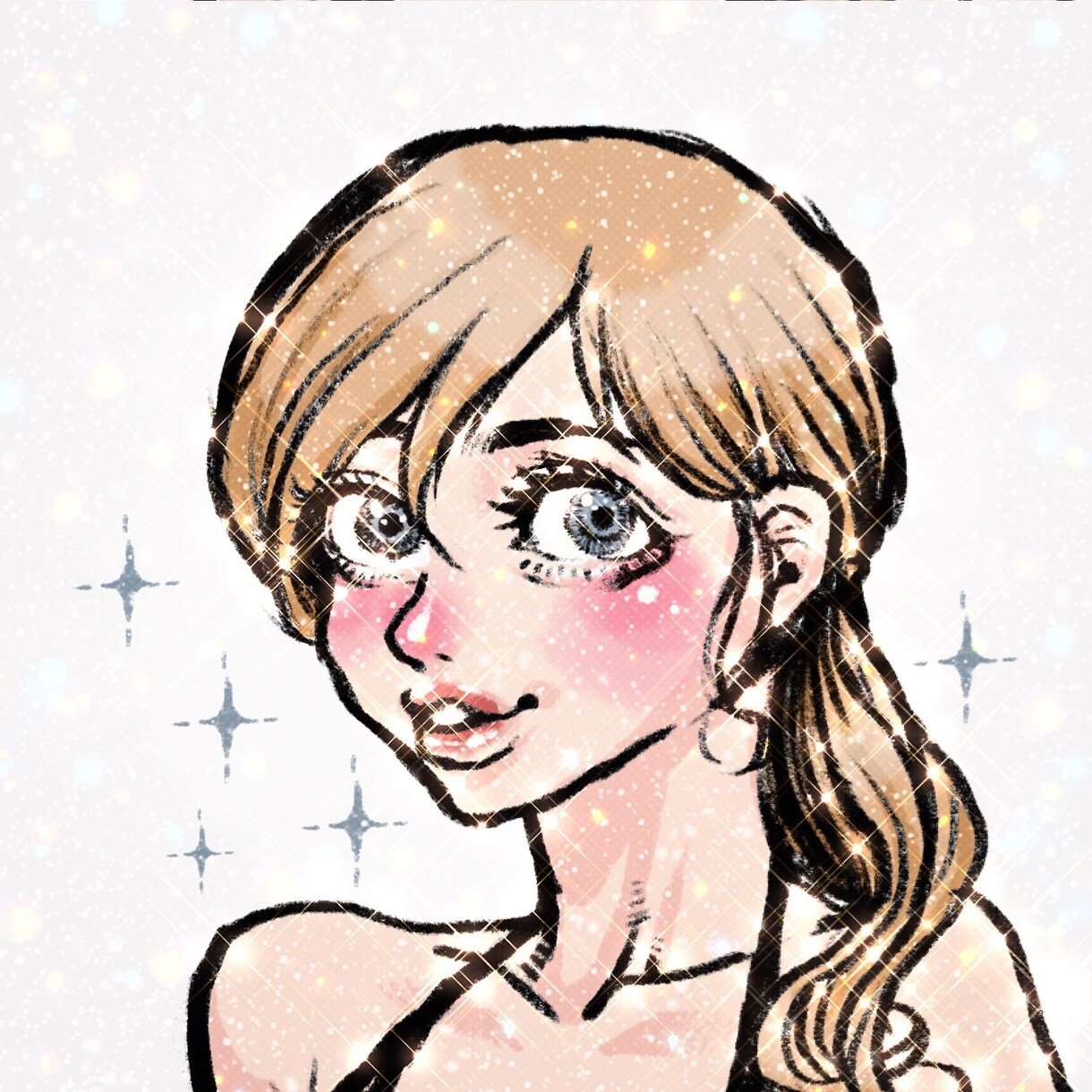 オシャレ系な女の子のイラスト・一コマ漫画描きます 女性をターゲットとした広告にオススメです！ イメージ5