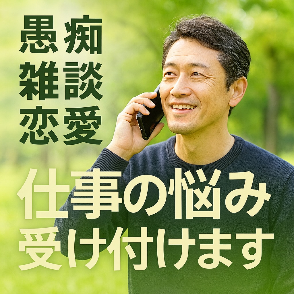 仕事の悩みを電話でしっかり受け止めます 安心できる声であなたを全力サポート イメージ2