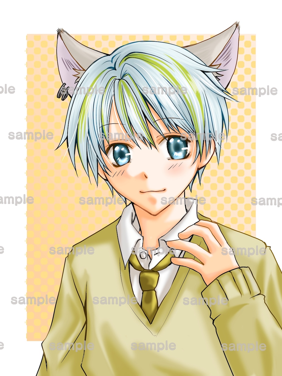 優しくて元気の出るイラスト描きます SNSで使えるキラキラして可愛いアイコンやイラスト描きます！ イメージ4