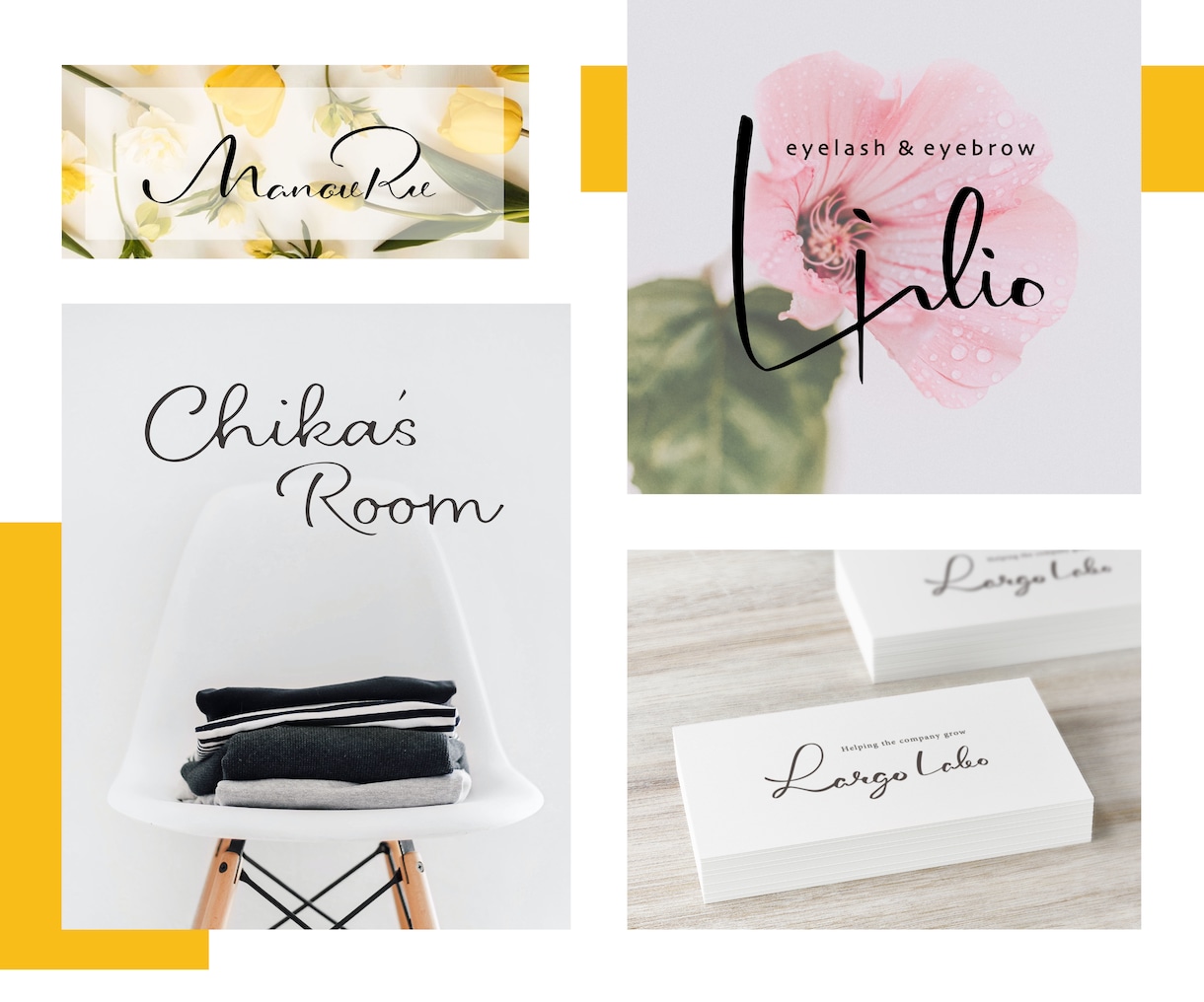 💬Coconara｜Create delicate and stylish lettering logos and handwritten logos kai Up Design 5.0…