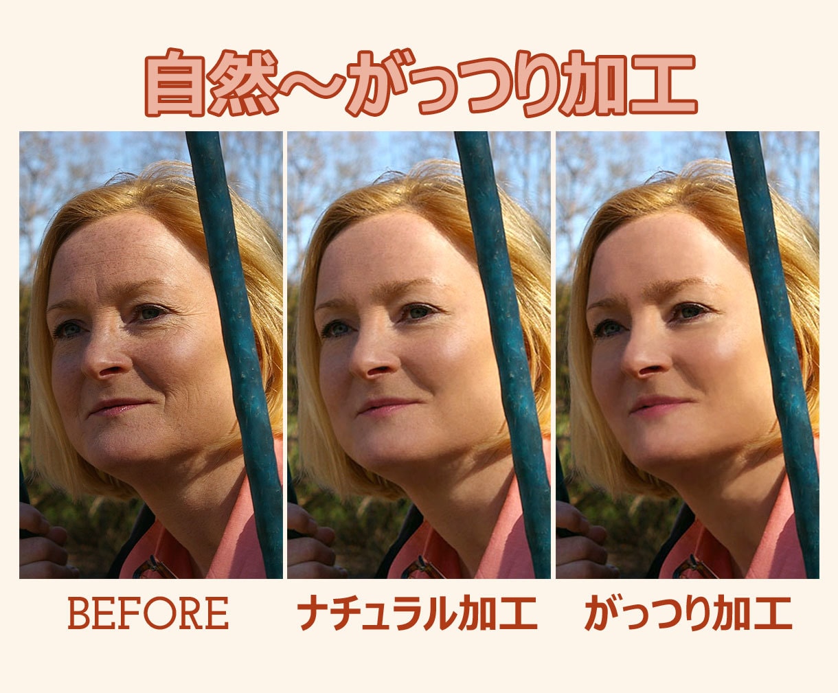 Photoshopによる写真の加工を承ります きりぬき・美容レタッチ加工・不要物除去など イメージ2