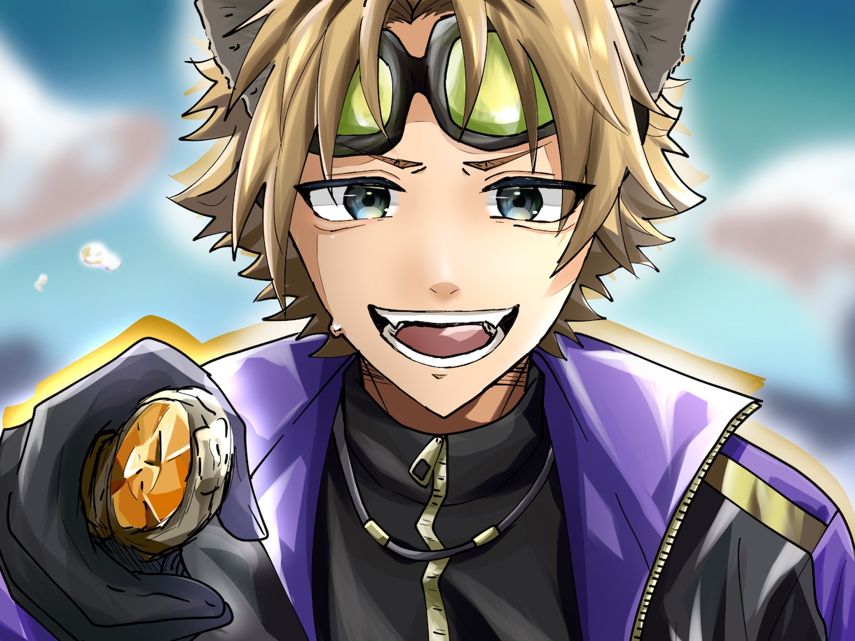 サムネやSNSで使用するイラストを描きます かわいいとかわかっこいいのイラストを描きます イメージ4