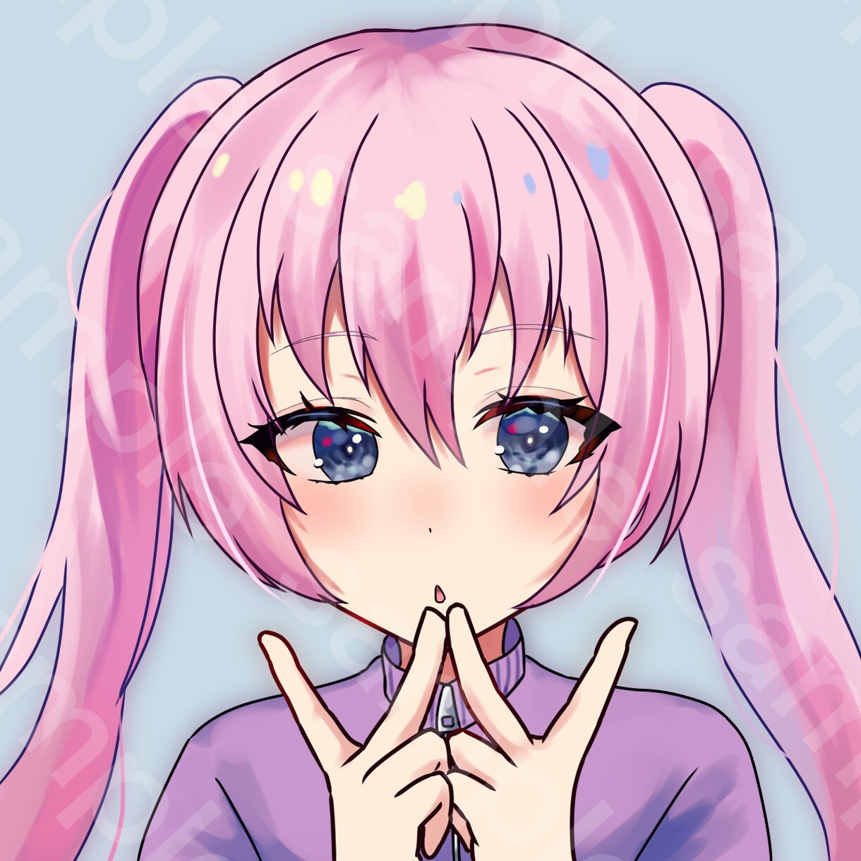 超♡可愛い女の子のアイコン作成します 可愛いSNS用アイコンで個性をだそう イメージ1