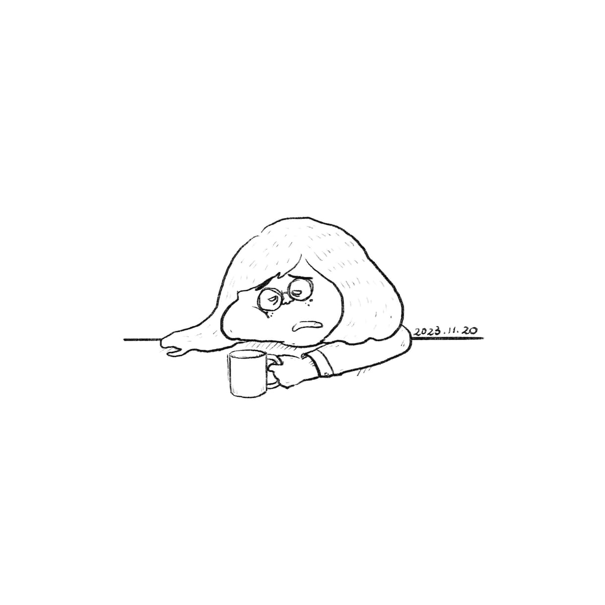 エピソードをゆるいイラストにします 日常の小さな出来事や思い出を、味のある一枚に イメージ3