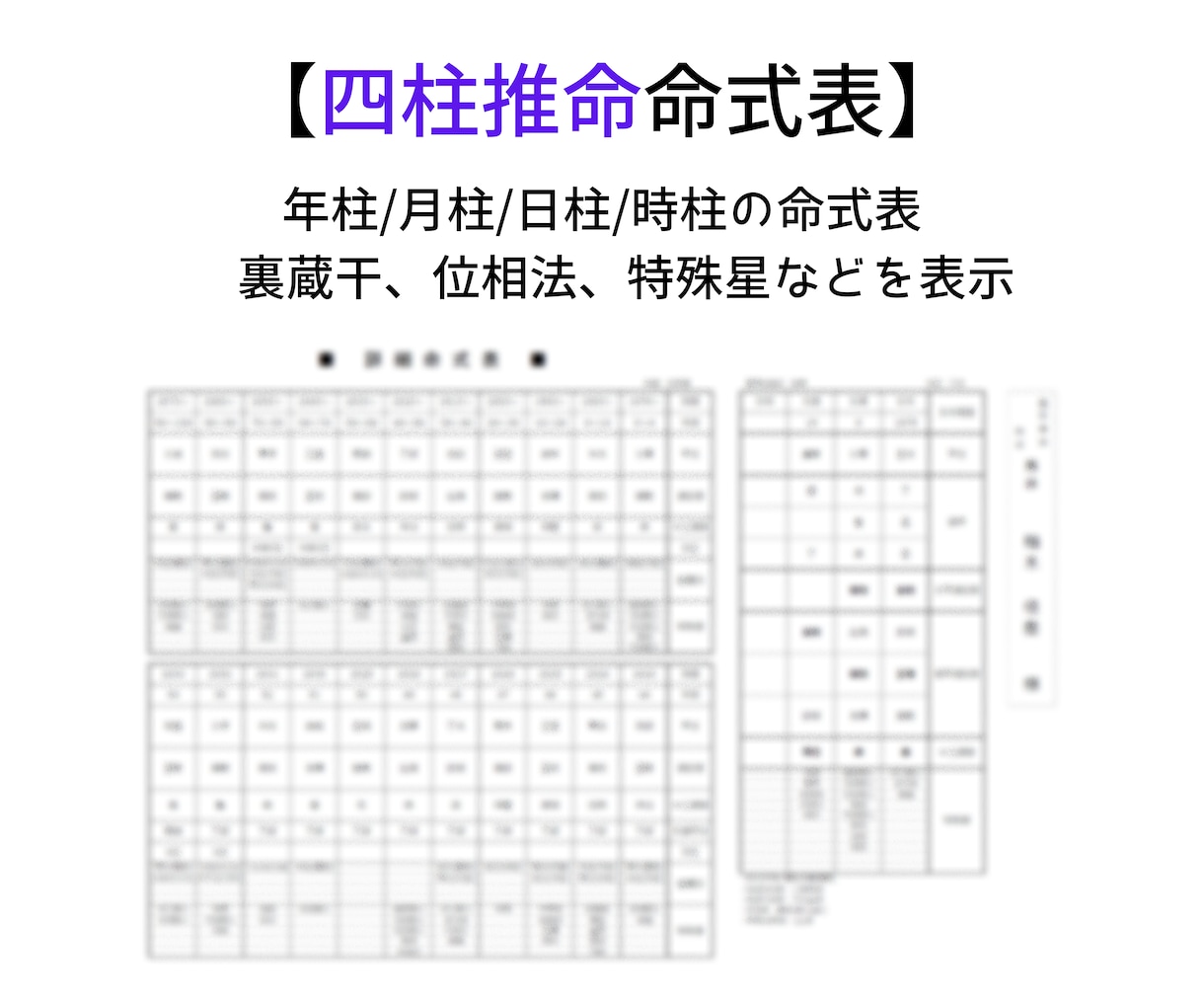 運勢占い★四柱推命であなたの運勢を鑑定します あなたの生まれ持つ本質や性格才能を知ることで運気を好転！ イメージ3
