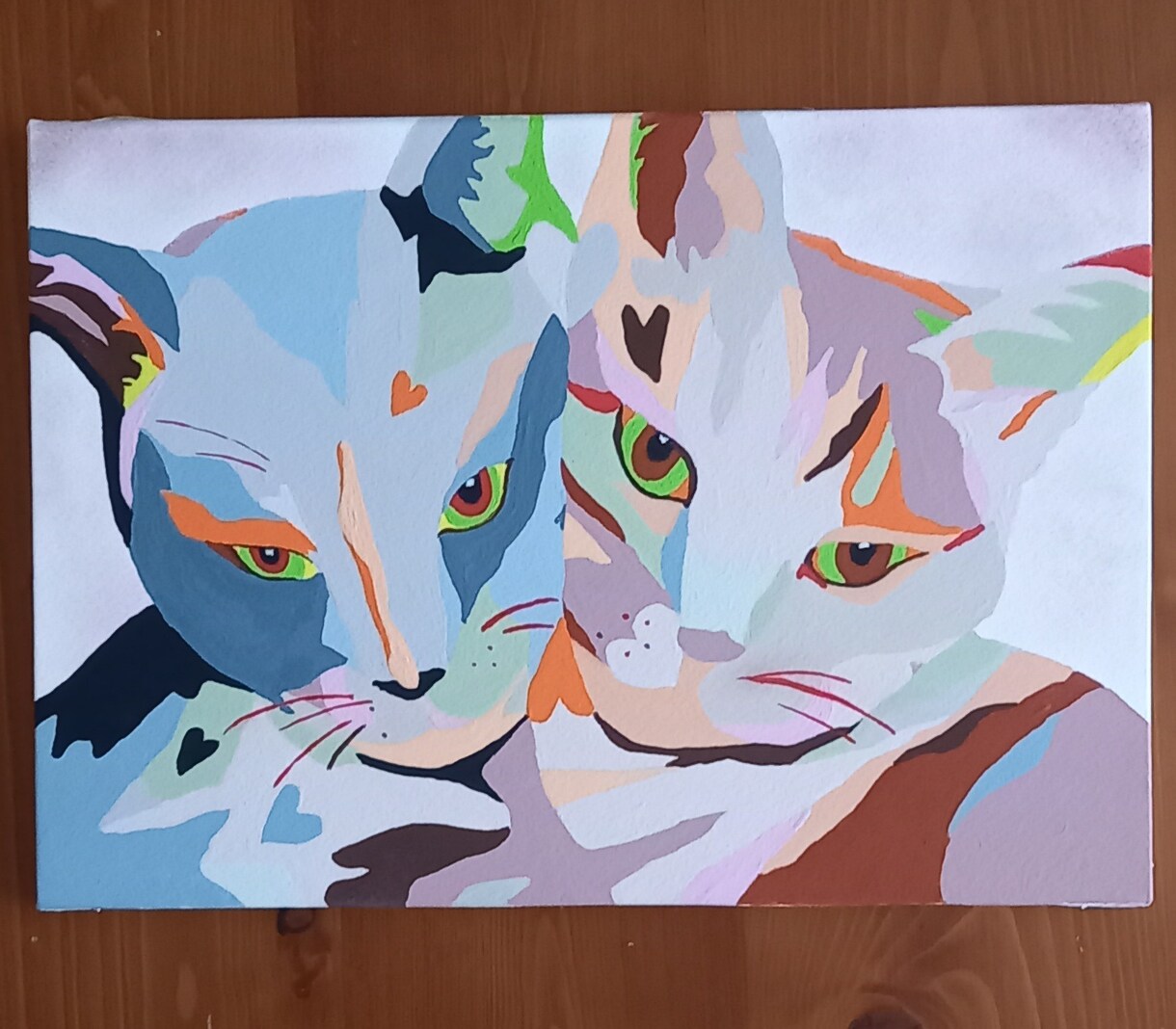好きな動物アートに作成します 本来の色とは違う色彩でのギャップをアート原画でお届けします イメージ3