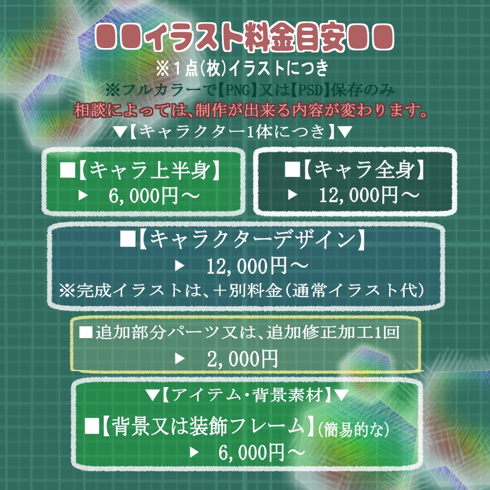 A)イラスト描きます 人物や動物、動画用サムネ素材など描きます♪ イメージ2