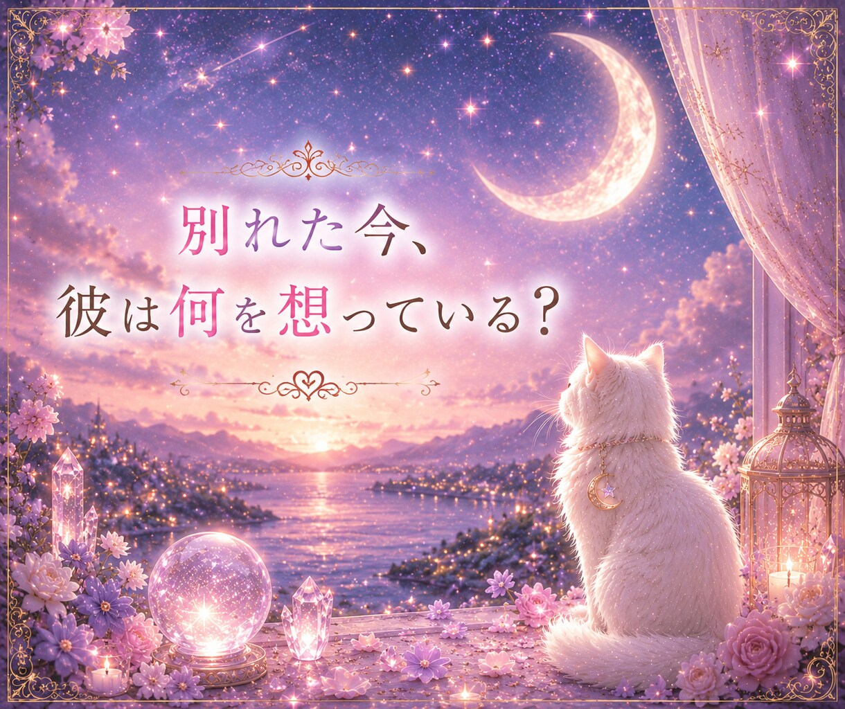 復縁｜別れた彼の今の本当の気持ちを視ます 音信不通・既読無視…彼とのご縁を丁寧に読み解きます イメージ3