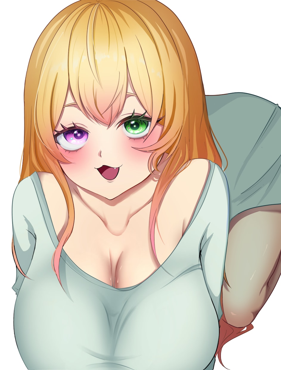 あなたの理想を可愛くイラストにします かわいい女の子・VTuber・オリキャラなど幅広く対応します イメージ1