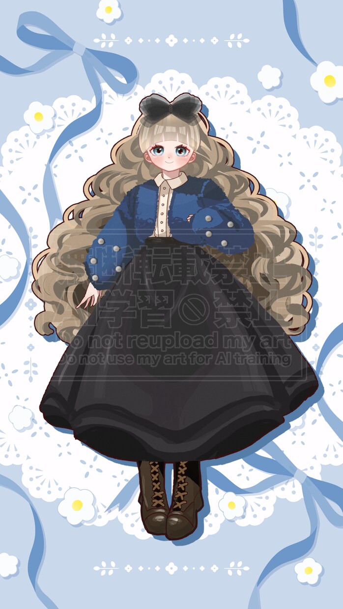 完成品 女の子 立ち絵イラスト販売します IRIAM・TRPG向け かわいい女の子のイラストです。 イメージ3