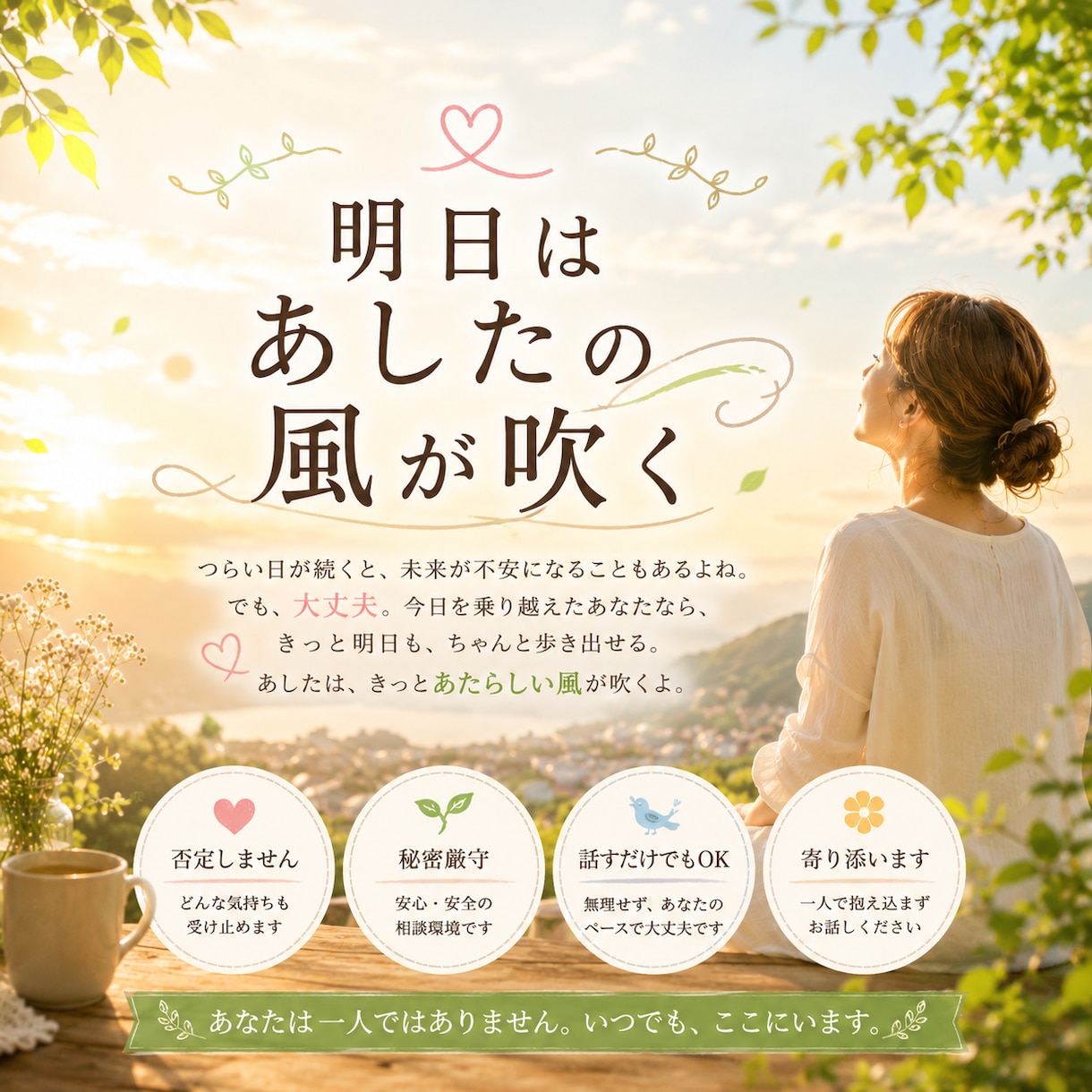 宮さん｜中高年のお悩みに真心で寄り添います 一人で抱え込まないで！あなたの気持ちに、真心で寄り添います イメージ5