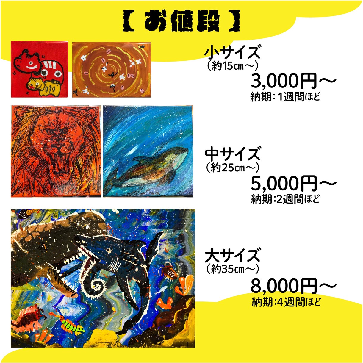 似顔絵、ウェルカムボード承ります お好きなものを詰め込んだウェルカムボードを描きあげます！ イメージ5