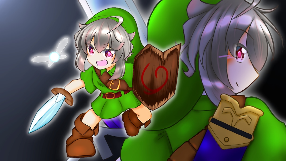 Vtuber向けイラスト描きます サムネなどで使えそうなイラスト描きます イメージ1