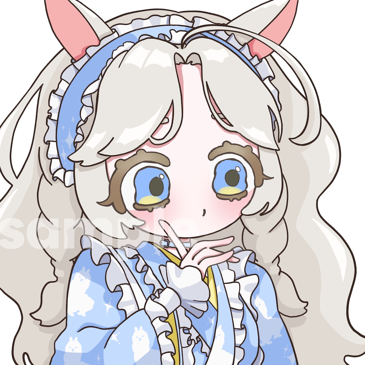デフォルメキャラクターのイラストを作成します SNSのアイコンなどにどうぞ！ イメージ5