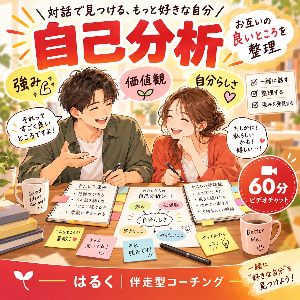 自分の強み｜って何？を一緒に探します 仕事・趣味・日常から「得意」と自分らしさを言葉に イメージ1
