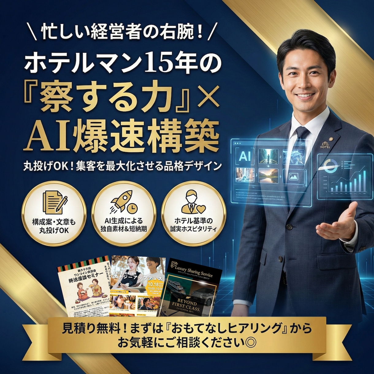 モニター価格！最短即日！丸投げでチラシ制作します 15年の顧客心理分析×AI爆速構築｜売れるチラシを制作 イメージ2
