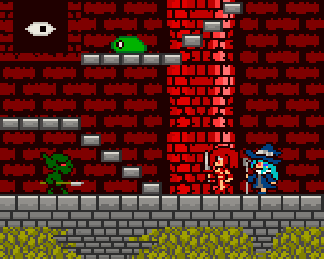 ゲームや動画にどうぞ！ドット絵で背景を書きます マップチップやクォータービューはどうですか？ イメージ1
